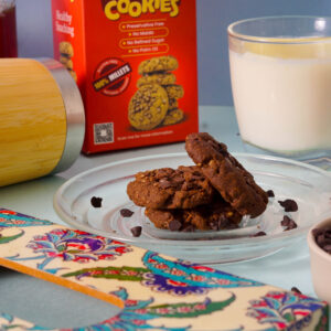 Millet Double Chocolate Cookies